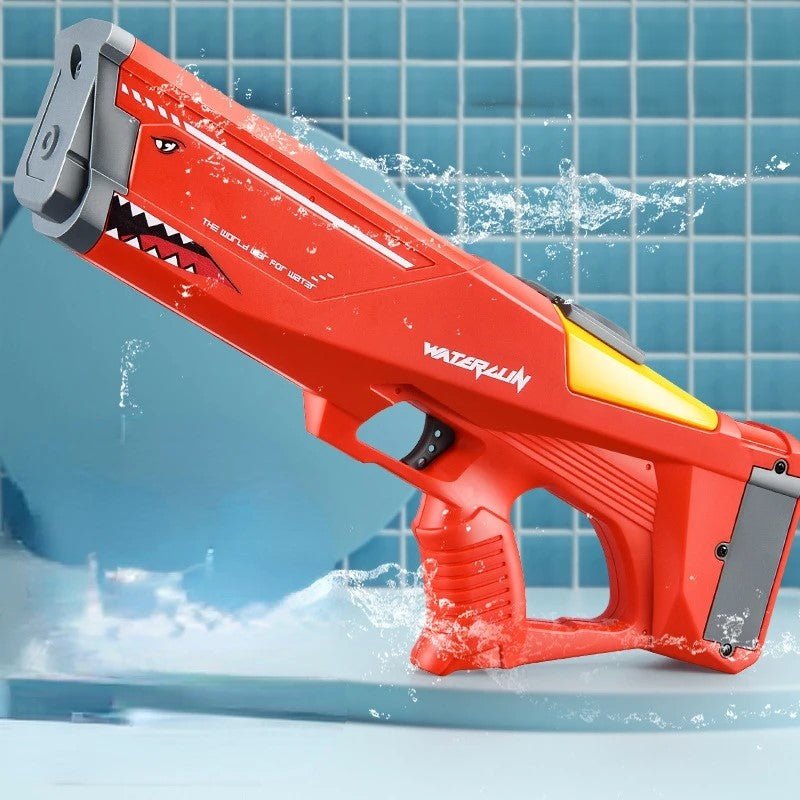 רובה מים חשמלי לילדים בצורת כריש | ג'סטה שופ | Jesta Shop