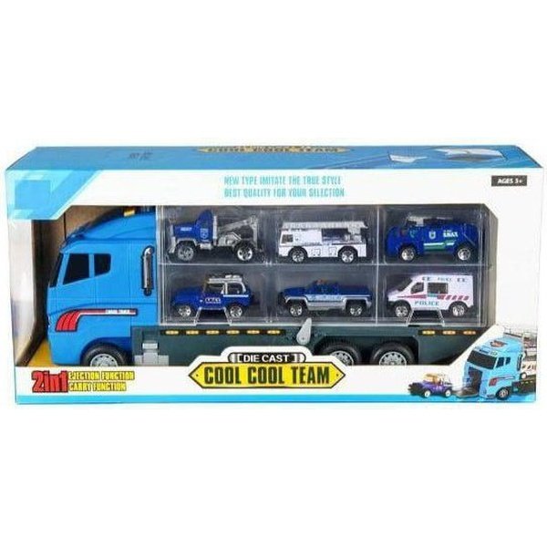 צעצוע משאית הובלה בעלת רכבים נוספים | ג'סטה שופ | Jesta Shop