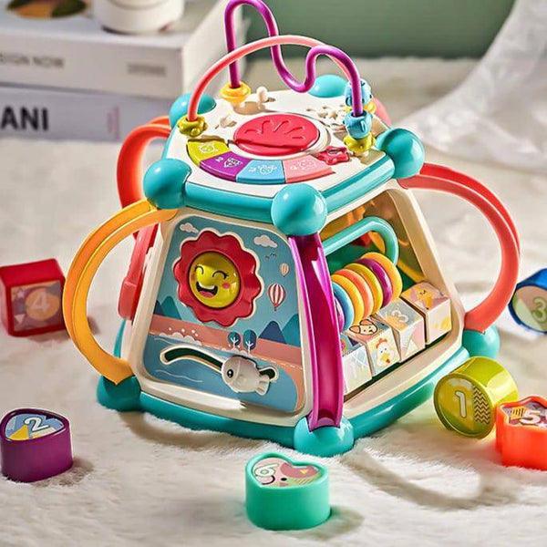 קוביית פעילות לילדים עם אורות וצלילים | ג'סטה שופ | Jesta Shop