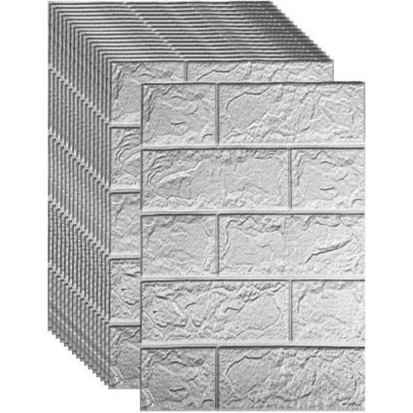 סט 15 מדבקות טפט לקיר בריקים תלת מימד | ג'סטה שופ | Jesta Shop