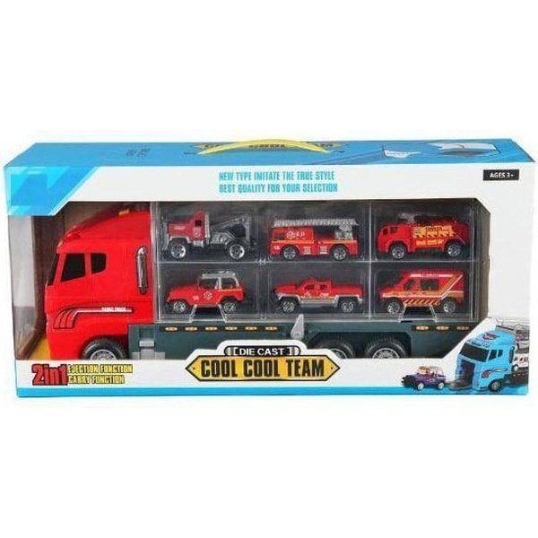 צעצוע משאית הובלה בעלת רכבים נוספים | ג'סטה שופ | Jesta Shop