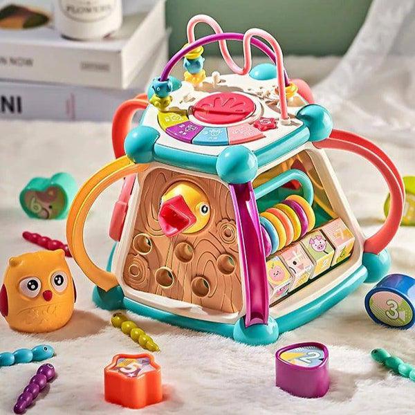 קוביית פעילות לילדים עם אורות וצלילים | ג'סטה שופ | Jesta Shop