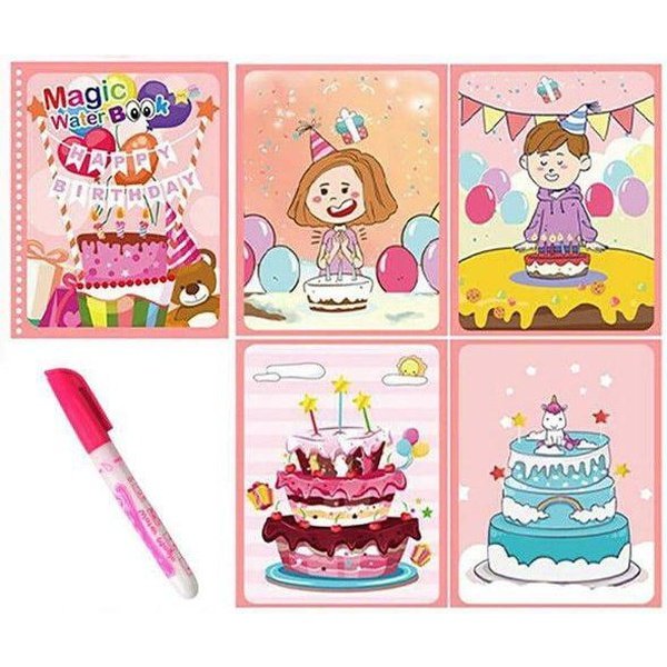 ספר הקסם בסגנון ציור מים צבעוני | ג'סטה שופ | Jesta Shop