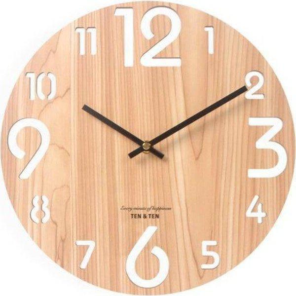 שעון קיר דקורטיבי מעץ בסגנון נורדי | ג'סטה שופ | JestaShop