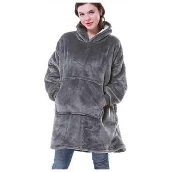 סווטשירט קפוצ'ון אוברסייז שמיכת כירבולית במגוון צבעים | ג'סטה שופ | Jesta Shop