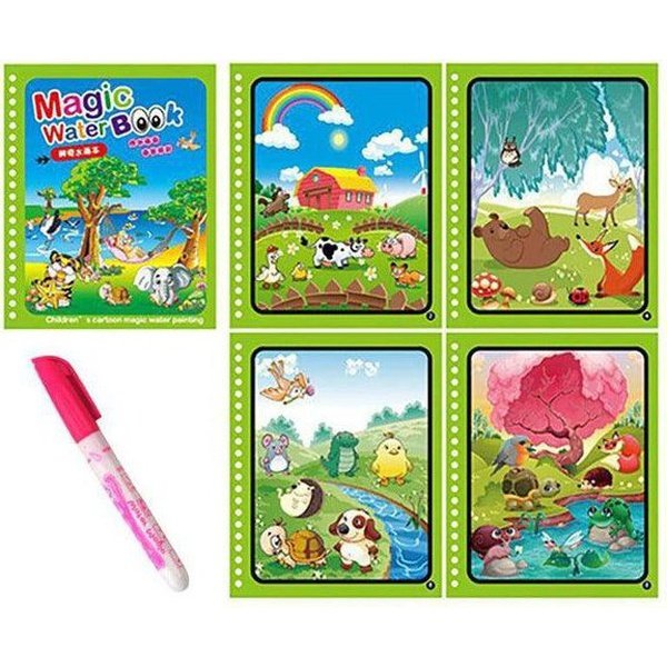 ספר הקסם בסגנון ציור מים צבעוני | ג'סטה שופ | Jesta Shop