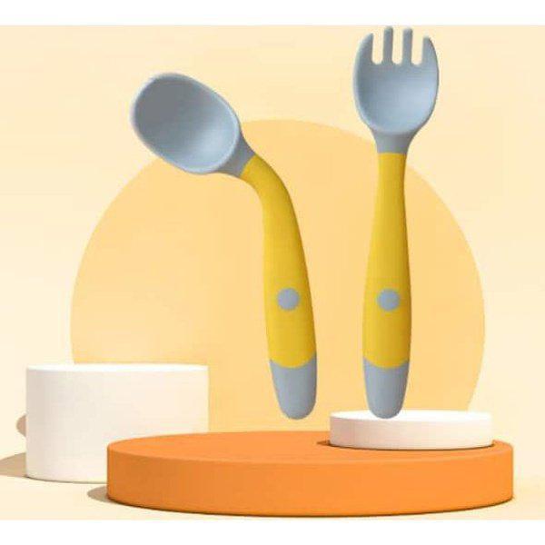 סט סכו"ם סיליקון איכותי לתינוקות | ג'סטה שופ | Jesta Shop