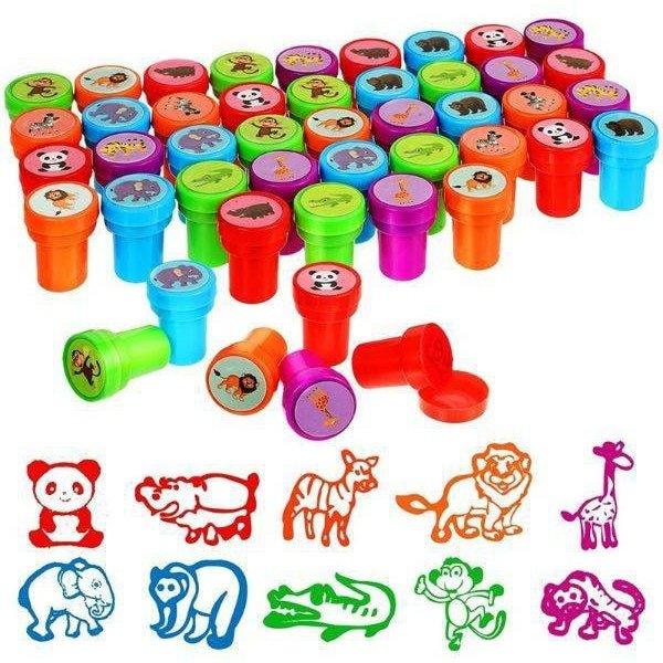 חבילת 10 חותמות לילדים במגוון צבעים וצורות | ג'סטה שופ | Jesta Shop