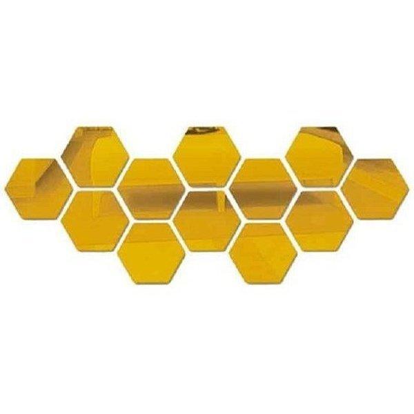 סט 12 מדבקות קיר מראה תלת מימד | ג'סטה שופ | Jesta Shop