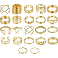 סט 22 טבעות נשים מעוצבות בסגנון קלאסי | ג'סטה שופ | Jesta Shop