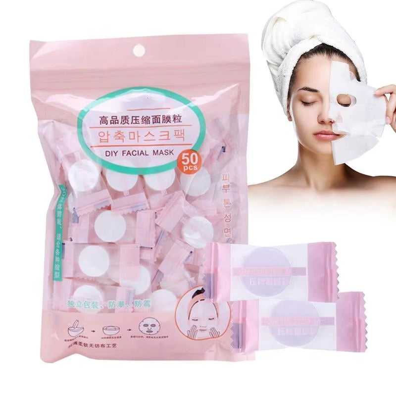 חבילת 50 מסכות פנים קוריאניות חד פעמיות | ג'סטה שופ | Jesta Shop
