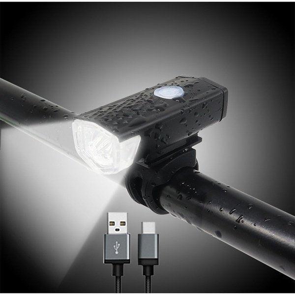 פנס LED קדמי לאופניים נטען USB | ג'סטה שופ | JestaShop