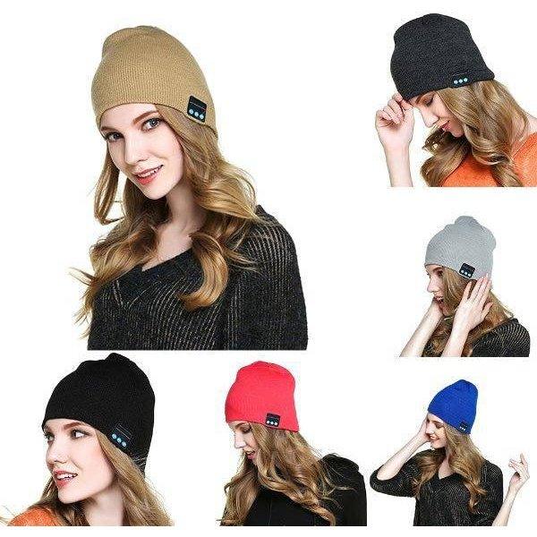 כובע גרב אופנתי משולב אוזניות בלוטוס | ג'סטה שופ | Jesta Shop