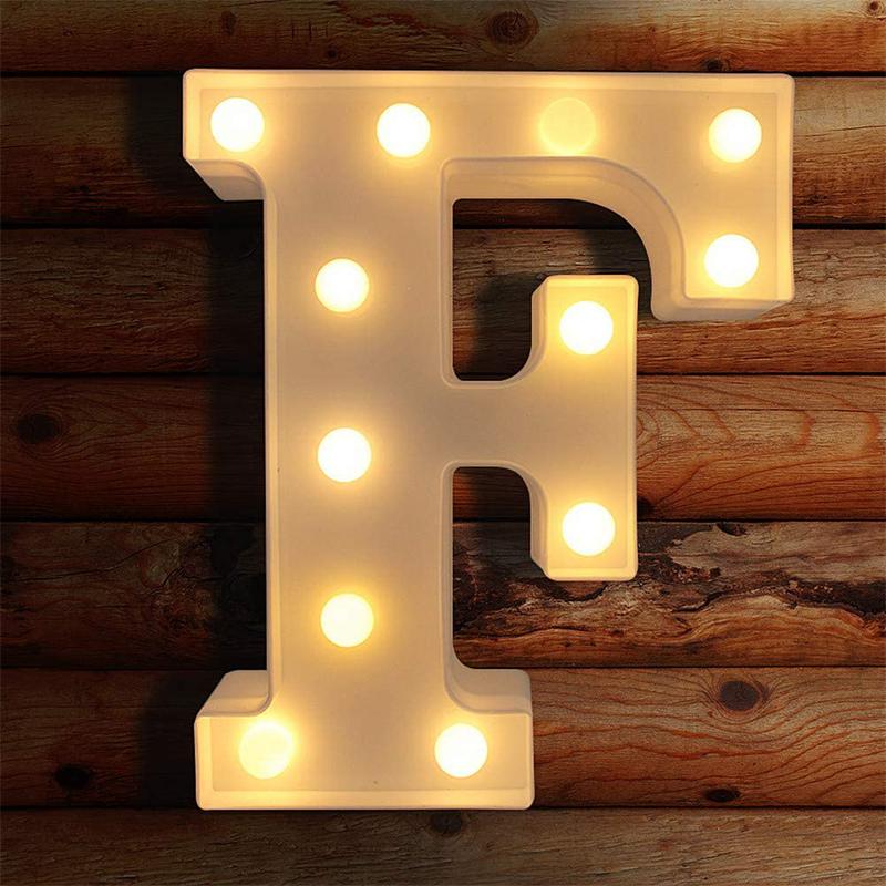 אותיות מוארות לעיצוב השולחן | ג'סטה שופ | Jesta Shop