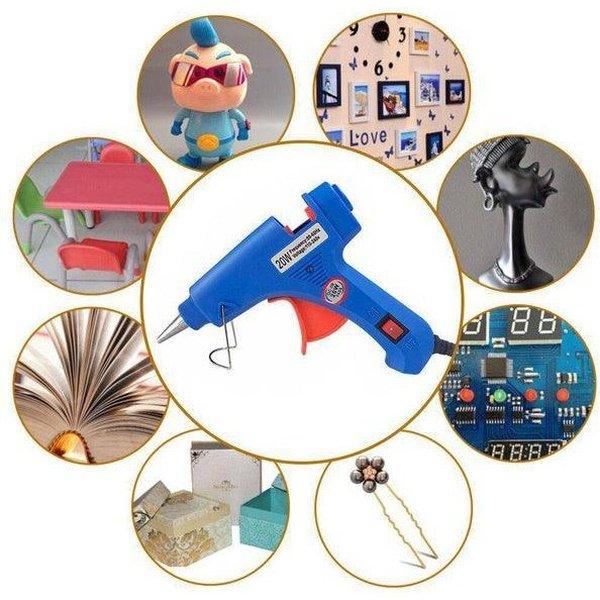 אקדח דבק חם מקצועי רב פעמי עם נרות | ג'סטה שופ | Jesta Shop