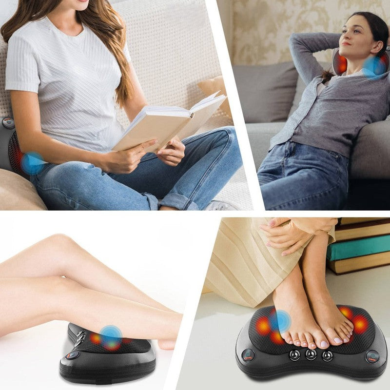 כרית חימום משולבת מכשיר עיסוי חשמלי לגב והצוואר | ג'סטה שופ | Jesta Shop