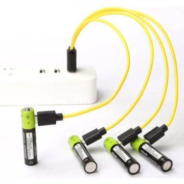 סוללות אצבע AA נטענות USB | ג'סטה שופ | Jesta Shop