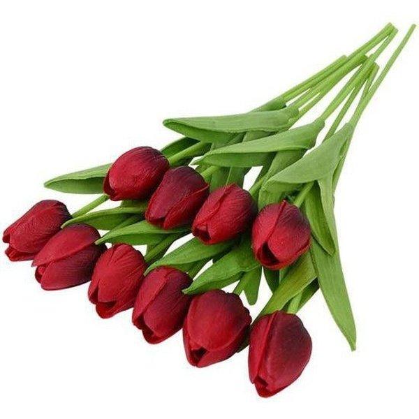 זר פרחי טוליפ מלאכותיים במגוון צבעים | ג'סטה שופ | Jesta Shop