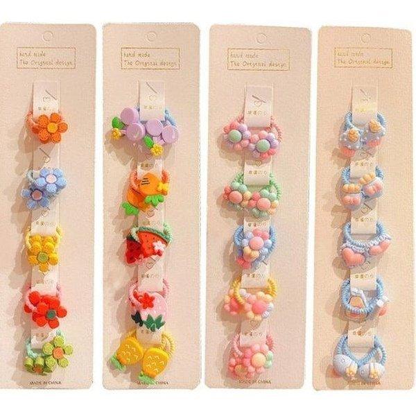 סט 20 גומיות שיער איכותיות צבעוניות לילדות | ג'סטה שופ | Jesta Shop