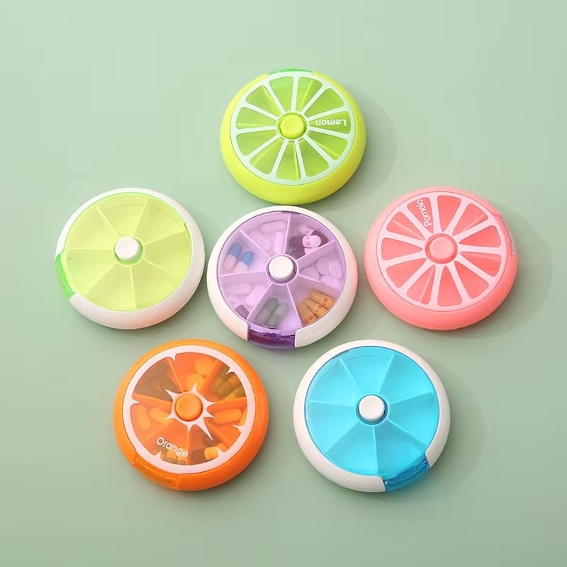 ארגונית שבועית מסתובבת לתרופות ולכדורים | ג'סטה שופ | Jesta Shop