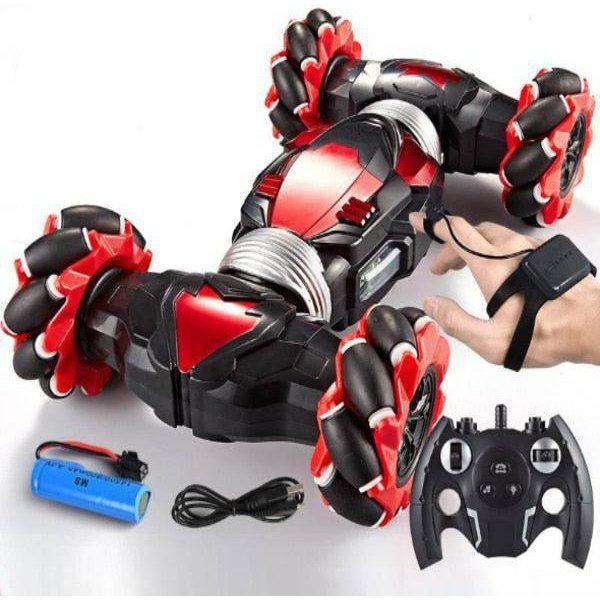 מכונית פעלולים מתהפכת עם שלט שעון לביש | ג'סטה שופ | Jesta Shop