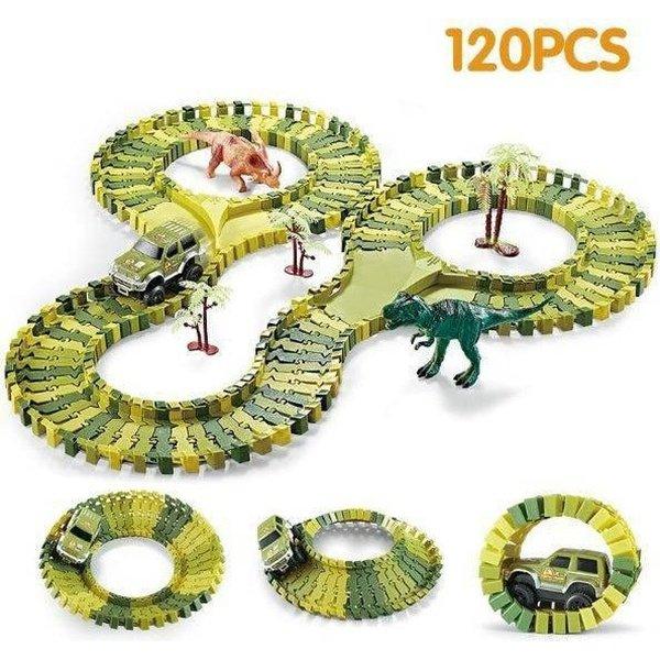 משחק הרכבה מסלול מרוץ מכוניות פארק היורה | ג'סטה שופ | Jesta Shop