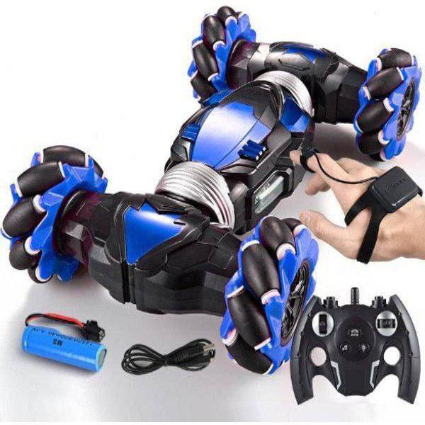 מכונית פעלולים מתהפכת עם שלט שעון לביש | ג'סטה שופ | Jesta Shop