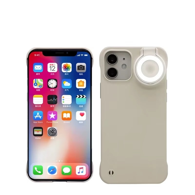 מגן לסמארטפון משולב רינג תאורה רינג לייט לאייפון בכל הדגמים | ג'סטה שופ | Jesta Shop