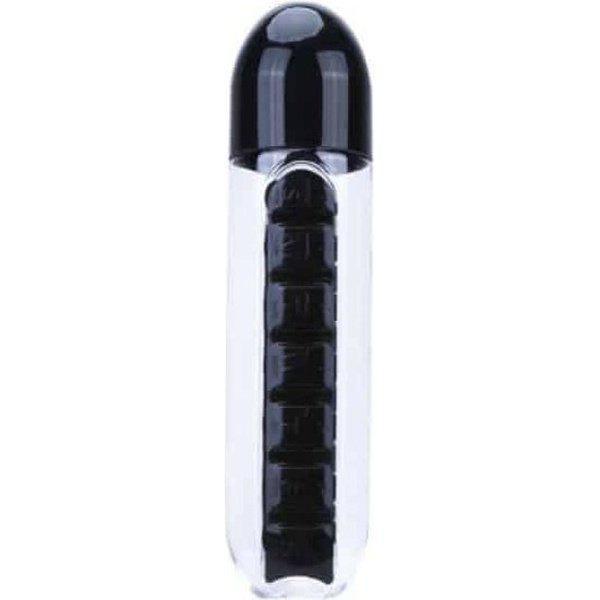 בקבוק שתייה משולב ארגונית לכדורים ולתרופות | ג'סטה שופ | Jesta Shop