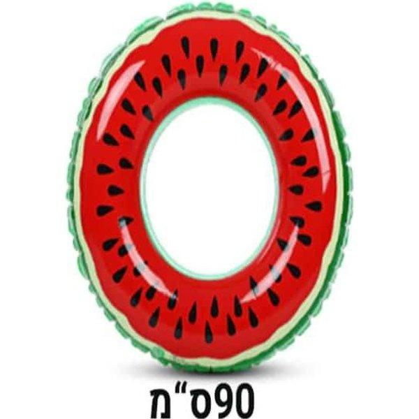 גלגל ים מתנפח בצורת אבטיח בגדלים שונים | ג'סטה שופ | Jesta Shop