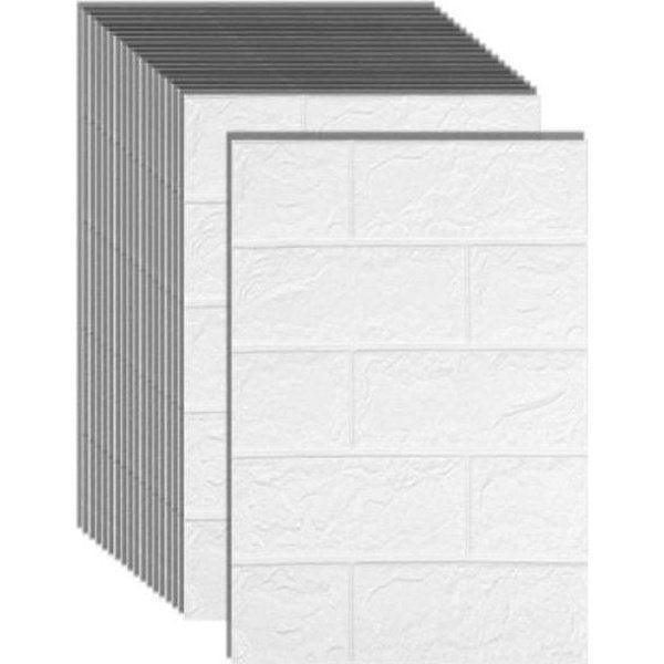 סט 15 מדבקות טפט לקיר בריקים תלת מימד | ג'סטה שופ | Jesta Shop