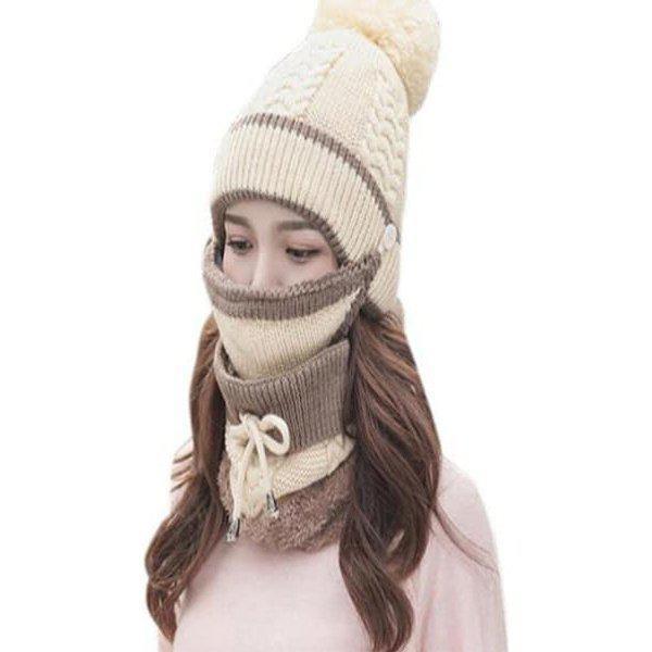 סט כובע צעיף ומסכה מושלם לחורף | ג'סטה שופ | Jesta Shop