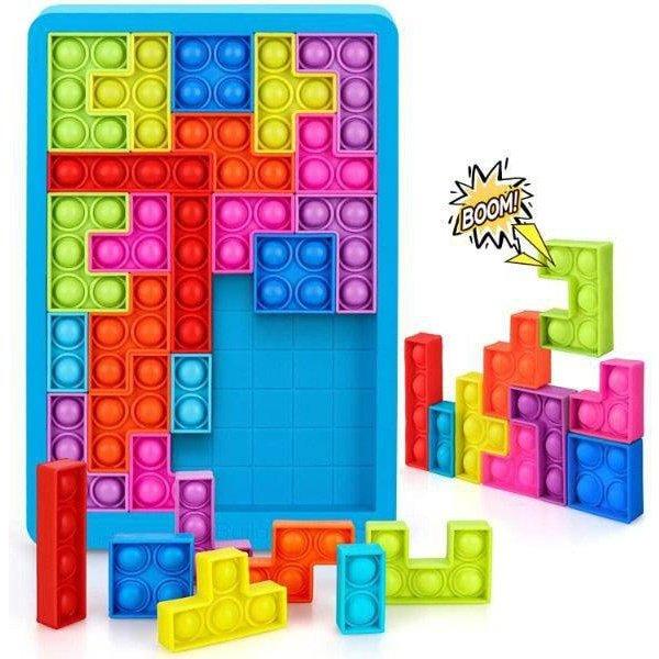 משחק פופיט טטריס פאזל POP IT | ג'סטה שופ | Jesta Shop