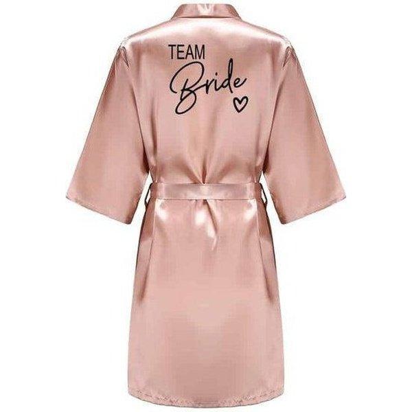 חלוק לכלה ולמלוות TEAM BRIDE למסיבת רווקות | ג'סטה שופ | Jesta Shop