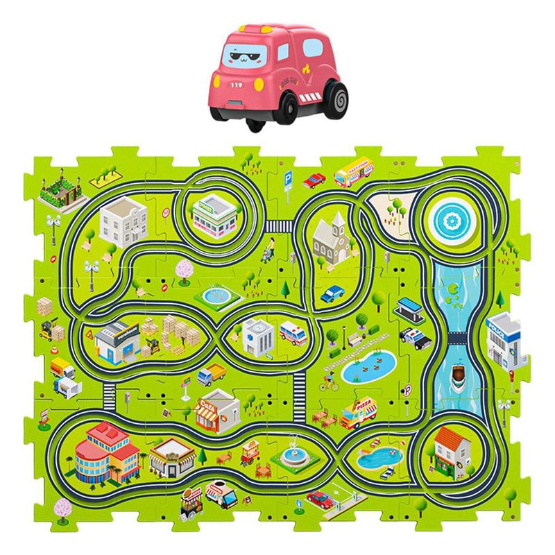 פאזל מסלול מכוניות לילדים | ג'סטה שופ | JestaShop