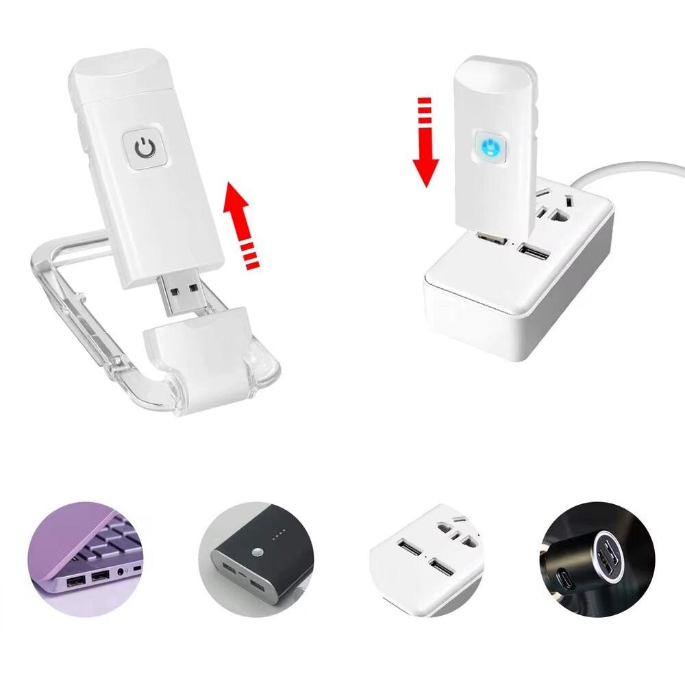 מנורת קריאה מתקפלת LED נטענת USB | ג'סטה שופ | Jesta Shop