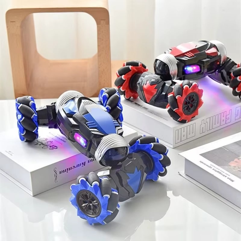 מכונית פעלולים מתהפכת עם שלט שעון לביש | ג'סטה שופ | Jesta Shop