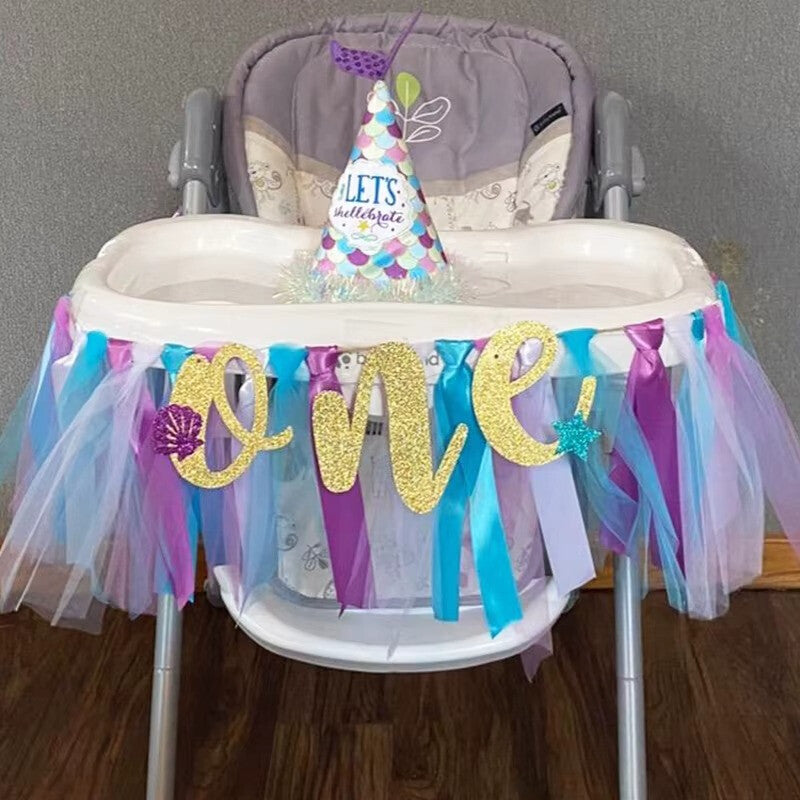 חצאית טול לכיסא תינוק יום הולדת שנה | ג'סטה שופ | Jesta Shop