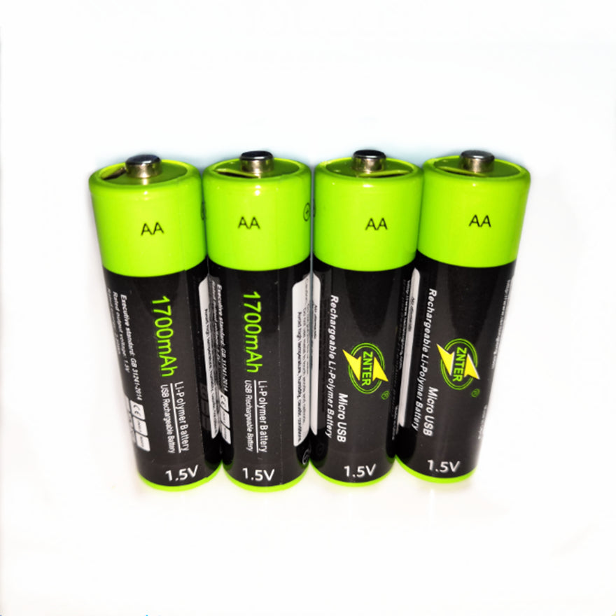 סוללות אצבע AA נטענות USB | ג'סטה שופ | Jesta Shop