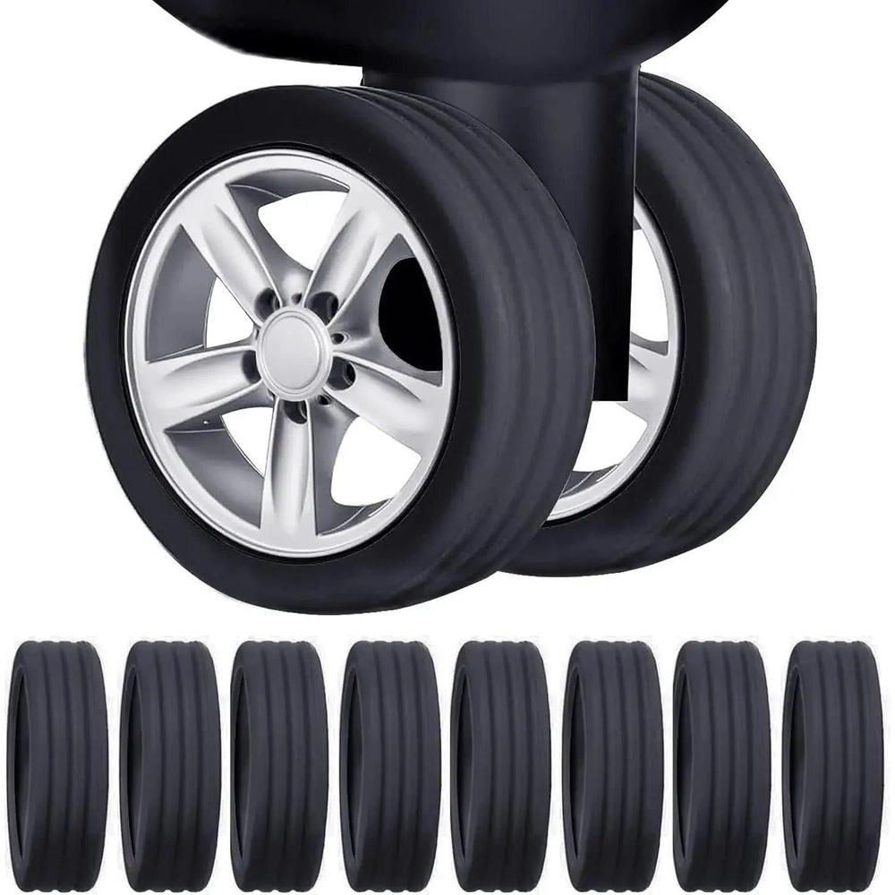 חבילת 8 מגני סיליקון לגלגלי מזוודה | ג'סטה שופ | Jesta Shop