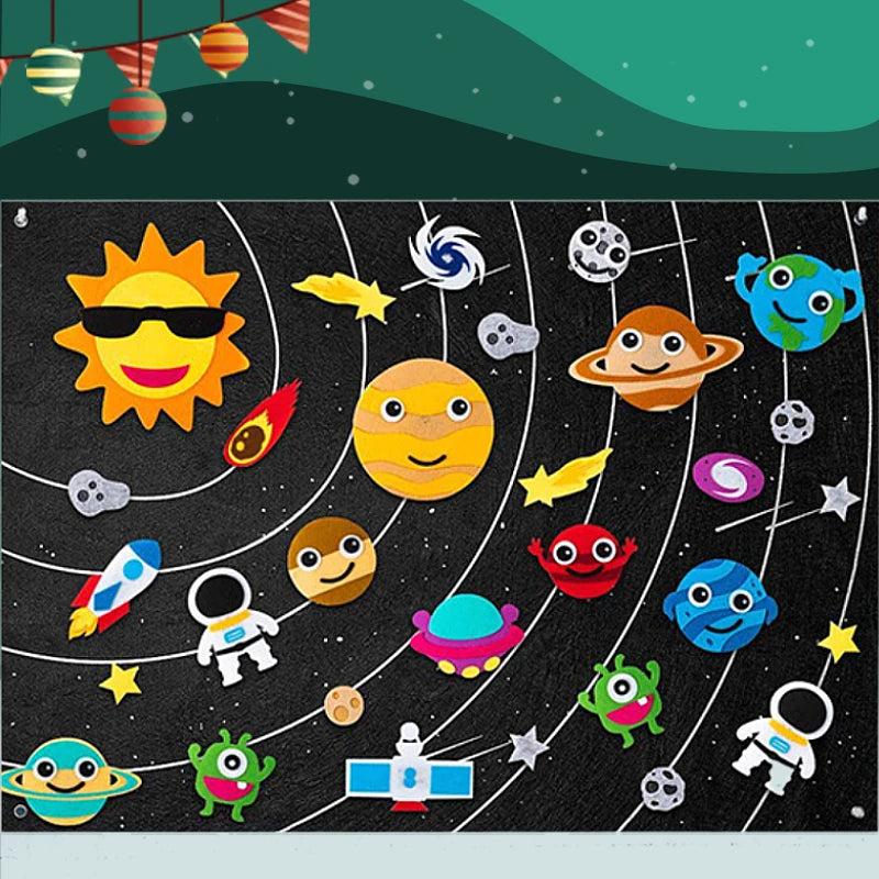 מדבקת קיר פאזל אינטראקטיבי לילדים | ג'סטה שופ | Jesta Shop