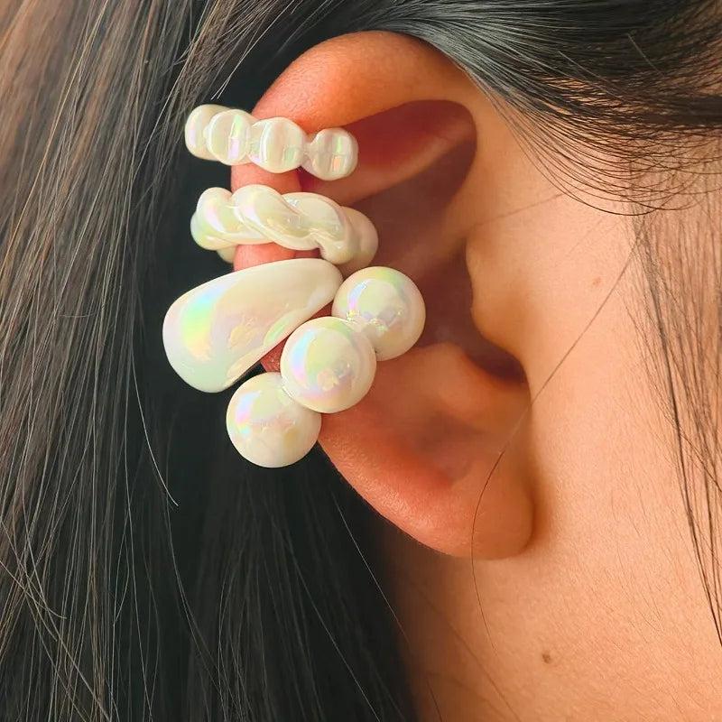 סט 4 עגילי קליפס ללא חור | ג'סטה שופ | Jesta Shop