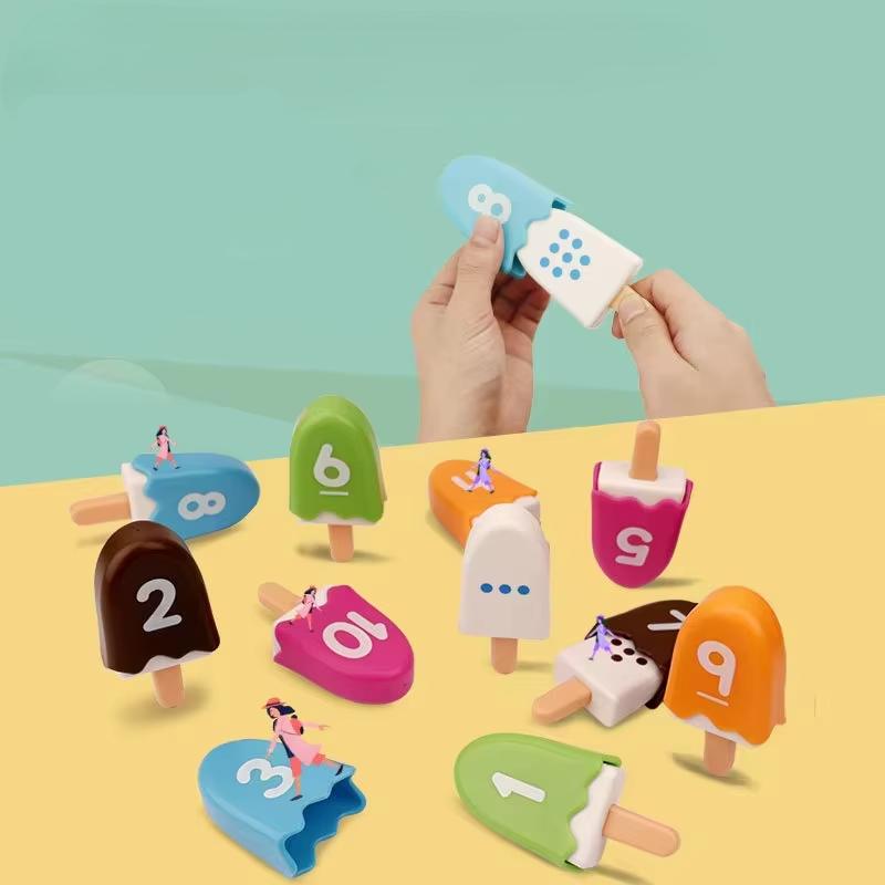 צעצוע מונטסורי לילדים התאמת מספרים לתרגול | ג'סטה שופ | Jesta Shop