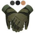 זוג כפפות טקטיות מלאות נגד החלקה בסגנון צבאי | ג'סטה שופ | JestaShop