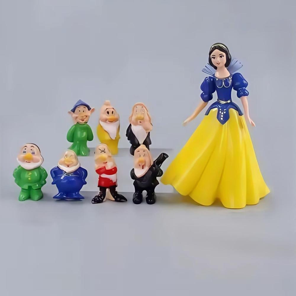 בובות קישוט שלגיה ושבעת הגמדים לעוגת יום הולדת לילדים | ג'סטה שופ | Jesta Shop