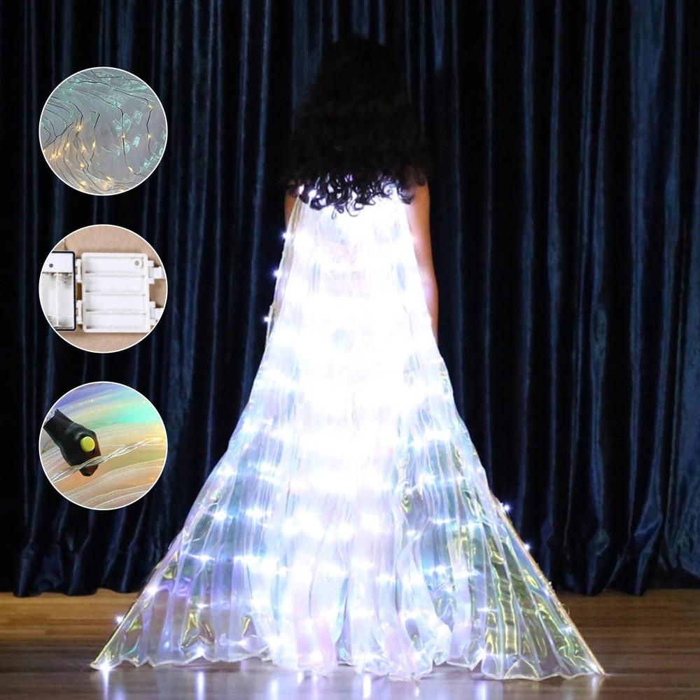 גלימת כנפי פרפר מוארת לד | ג'סטה שופ | Jesta Shop