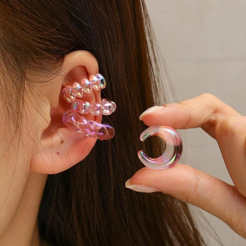 סט 4 עגילי קליפס ללא חור | ג'סטה שופ | Jesta Shop