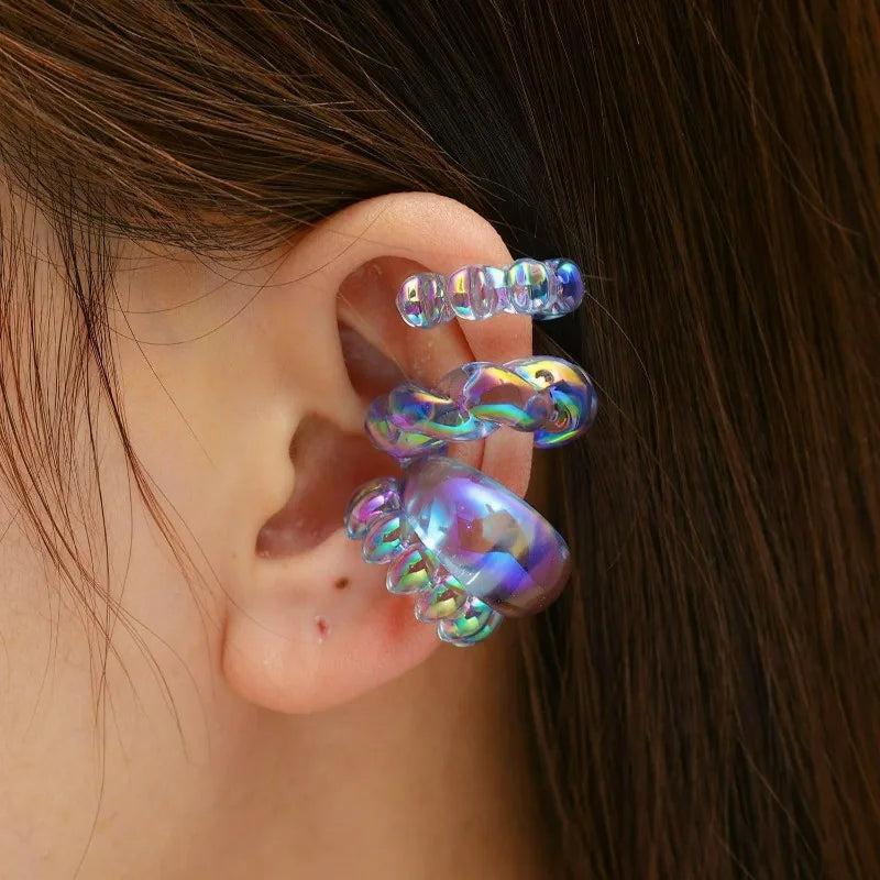 סט 4 עגילי קליפס ללא חור | ג'סטה שופ | Jesta Shop