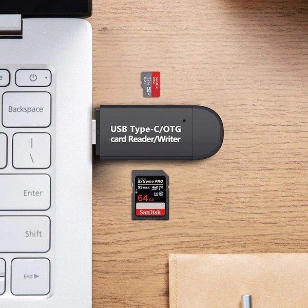 קורא כרטיסים SD TF רב תכליתי חיבור USB | ג'סטה שופ | JestaShop