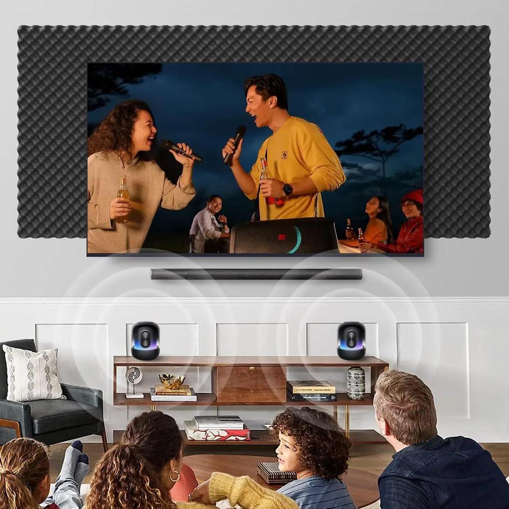 סט 12 מדבקות קיר ספוג אקוסטי סופג רעשים | ג'סטה שופ | Jesta Shop